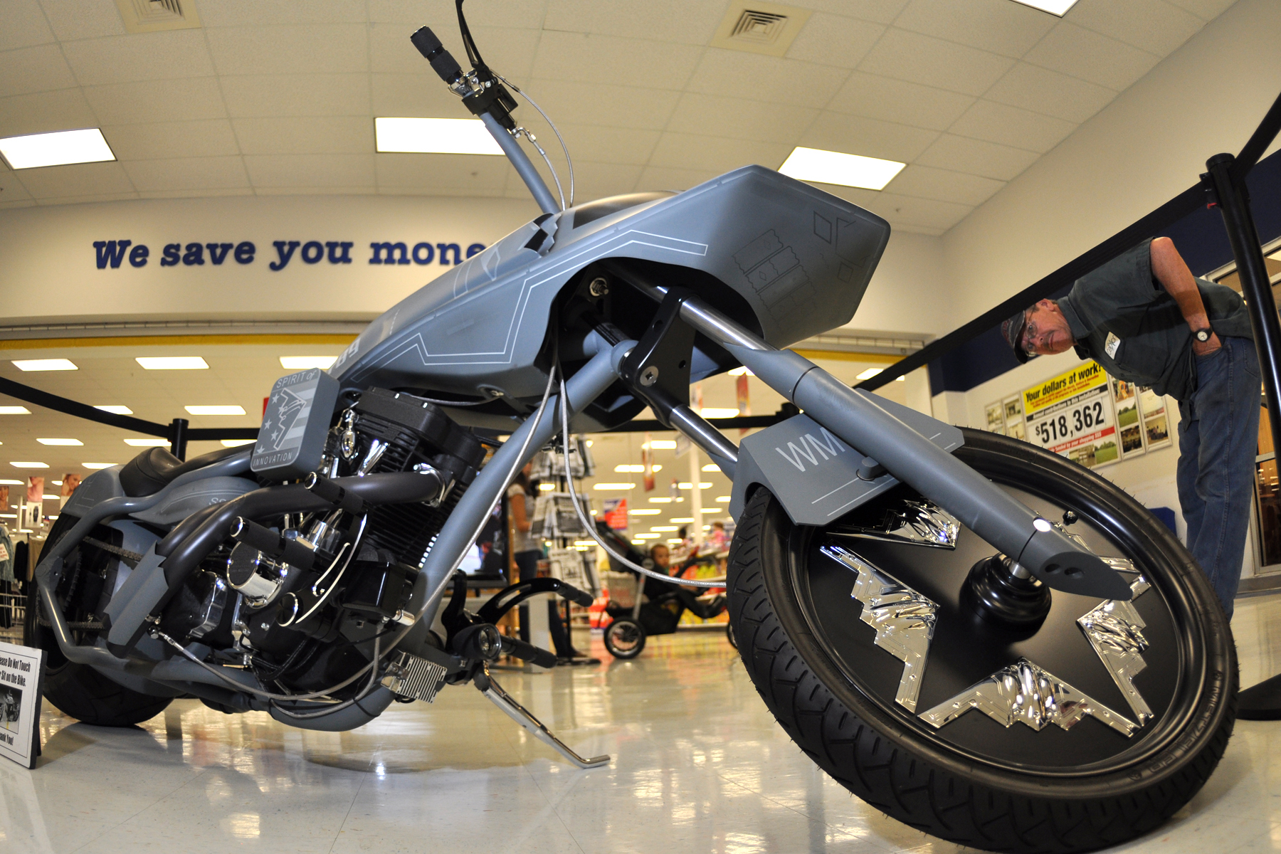 B 2 Stealth Bike on display at Barksdale 307th Bomb Wing Article Display