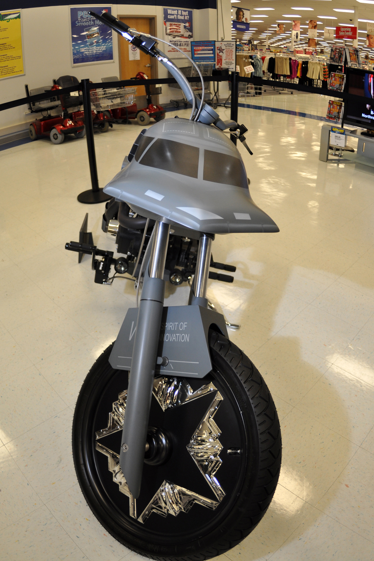 B 2 Stealth Bike on display at Barksdale