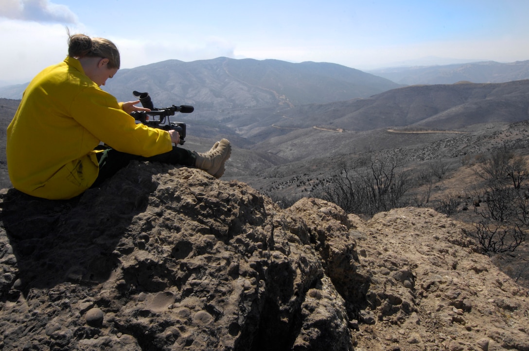 Vandenberg Firefighters Help Battle La Brea Blaze