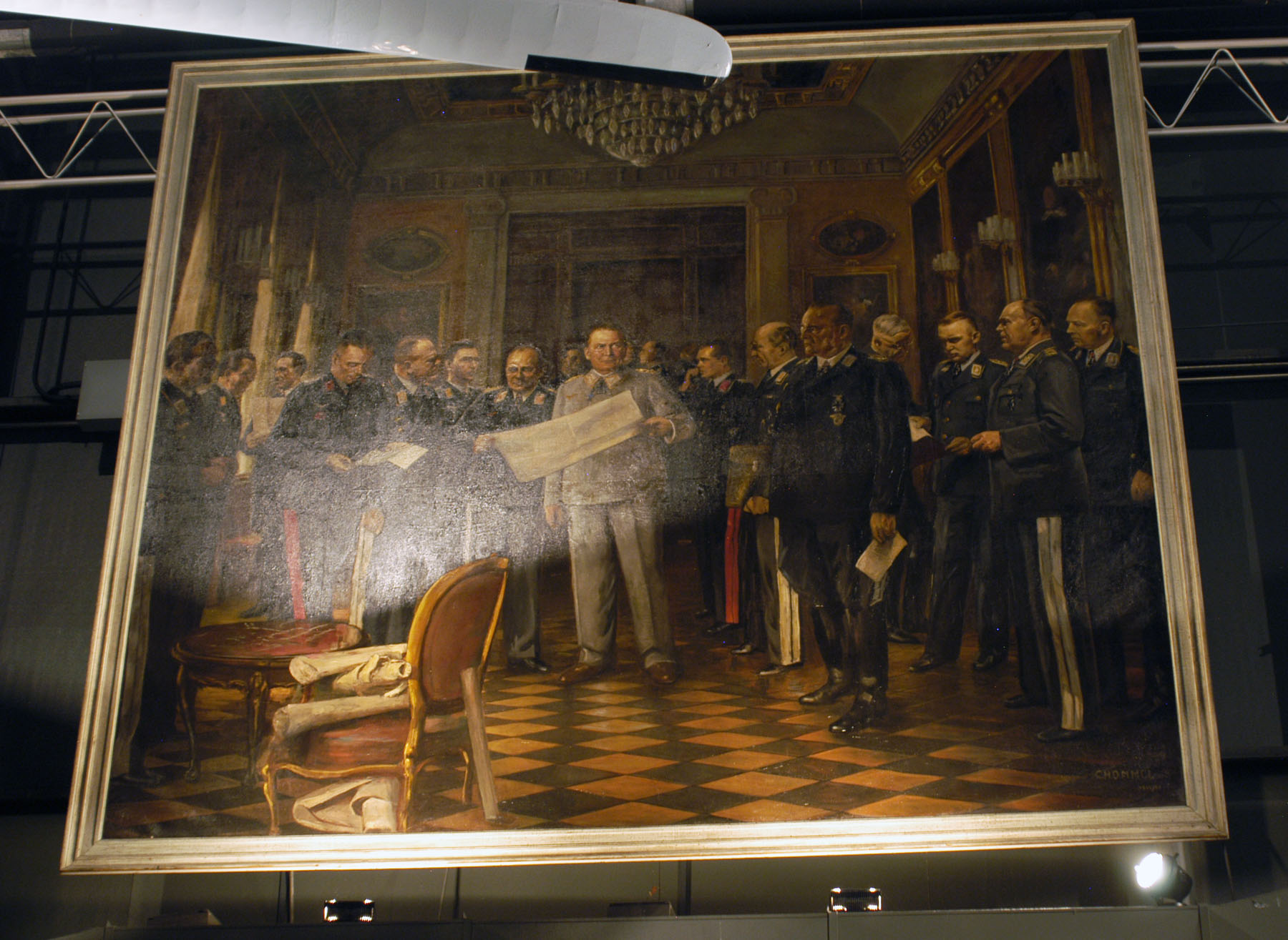 Luftwaffe General Staff Oil Painting National Museum Of The