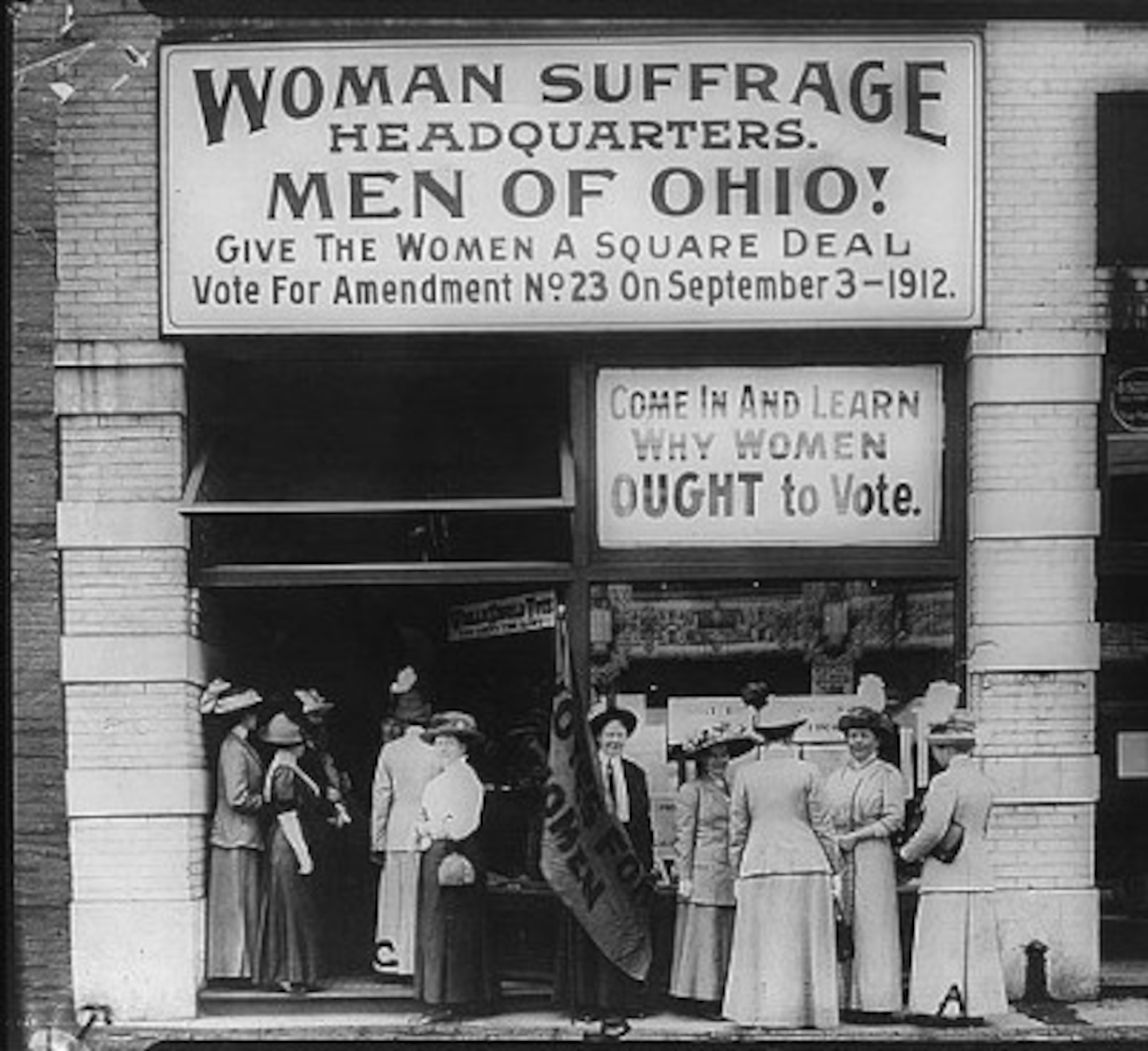 Women in the United States fought hard to gain the vote, a right firmly established with the ratification of the 19th Amendment to the Constitution in 1920. (Photo courtesy of the Library of Congress)