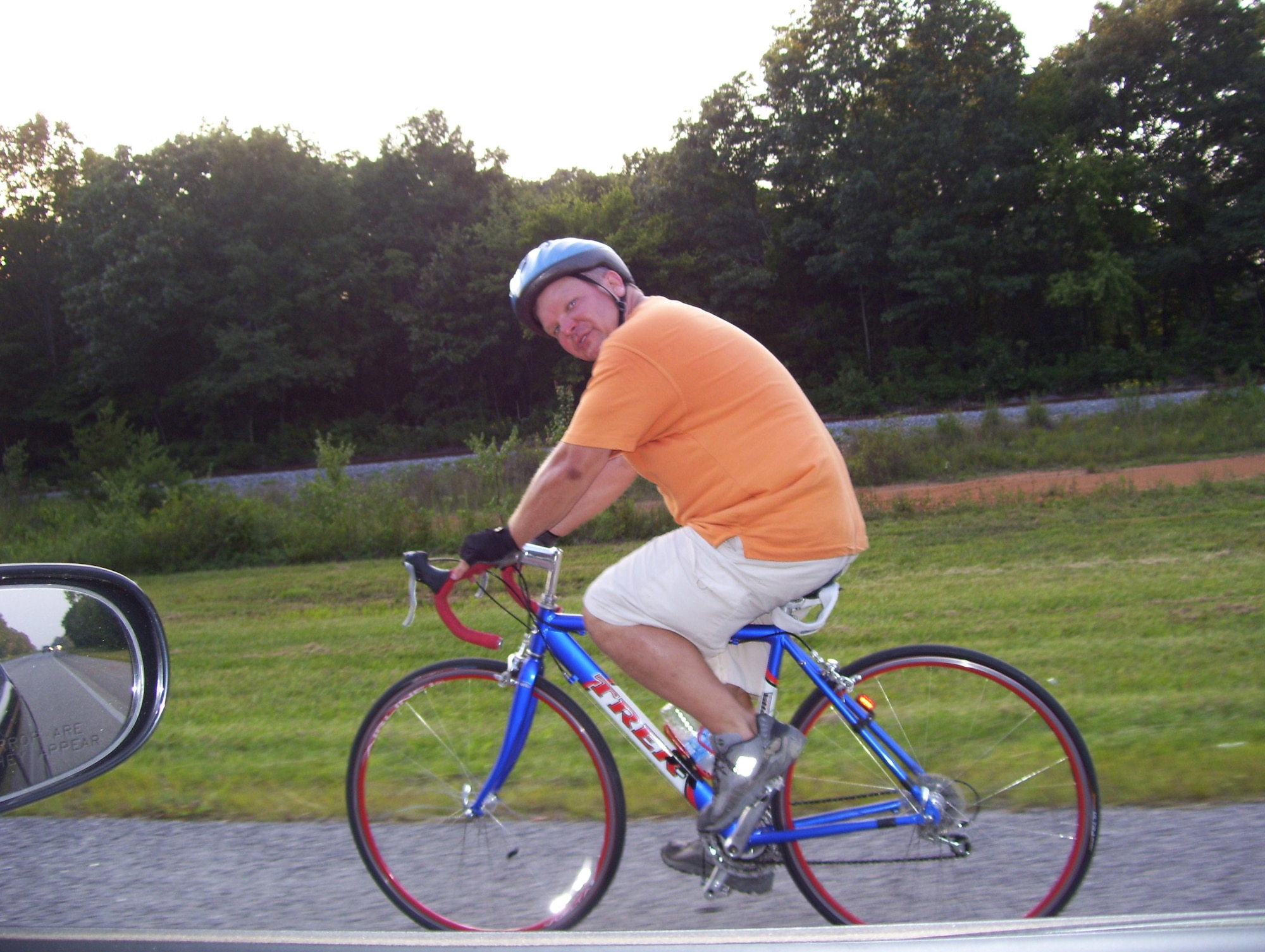 Chaplain (Capt.) Paul Gunn and began his 101-mile ride across southeast Tennessee Aug. 7. He rode to help support raising funds for the Air Force Sergeant’s Association (AFSA). (Photos by Syliva Gunn)