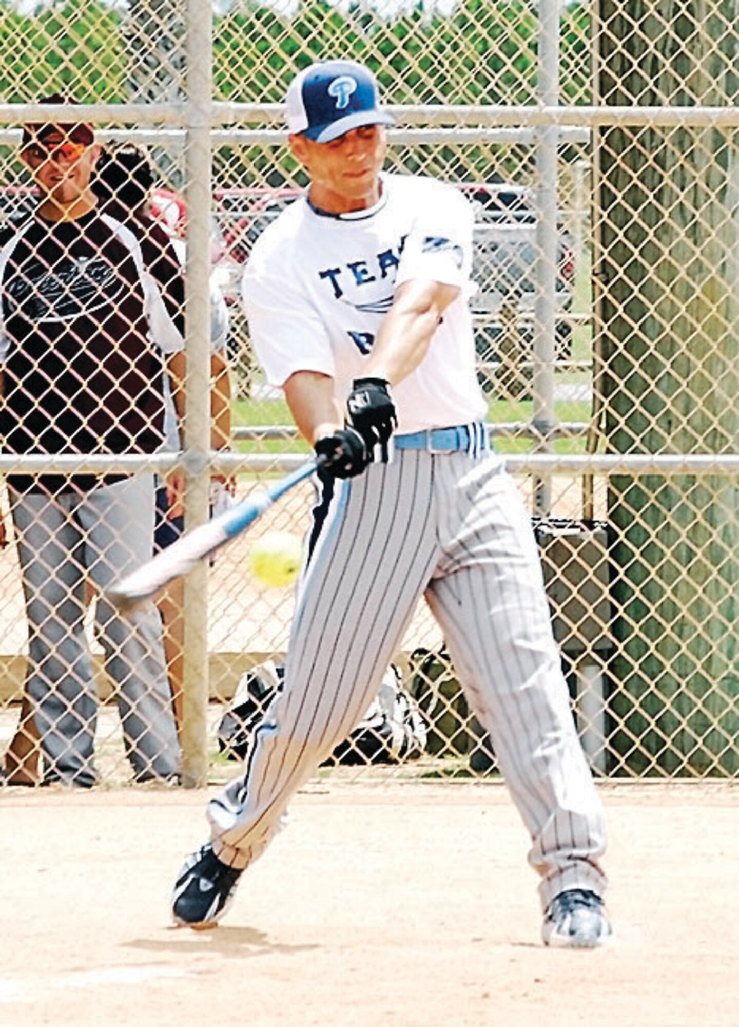 Team Pope participates in the Softball World Series Aug 14 to the 16 in Florida as representatives for Pope Air Force Base. After finishing second in last year's tournament, Team Pope was the team to beat. (U.S. Photo by Irvin Gourdine)