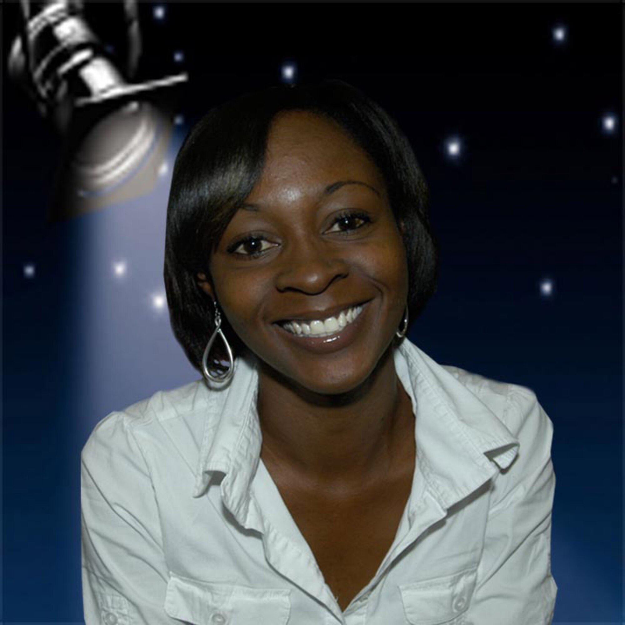 Nicole Johnson, a human resources assistant in the Directorate of Personnel Services, is the ARPC Spotlight of the Week. Ms. Johnson is from Denver and has worked at ARPC for nearly two years. Before coming to ARPC, she worked at Buckley Air Force Base for seven years. (U.S. Air Force photo illustration/Eric Valdez)
