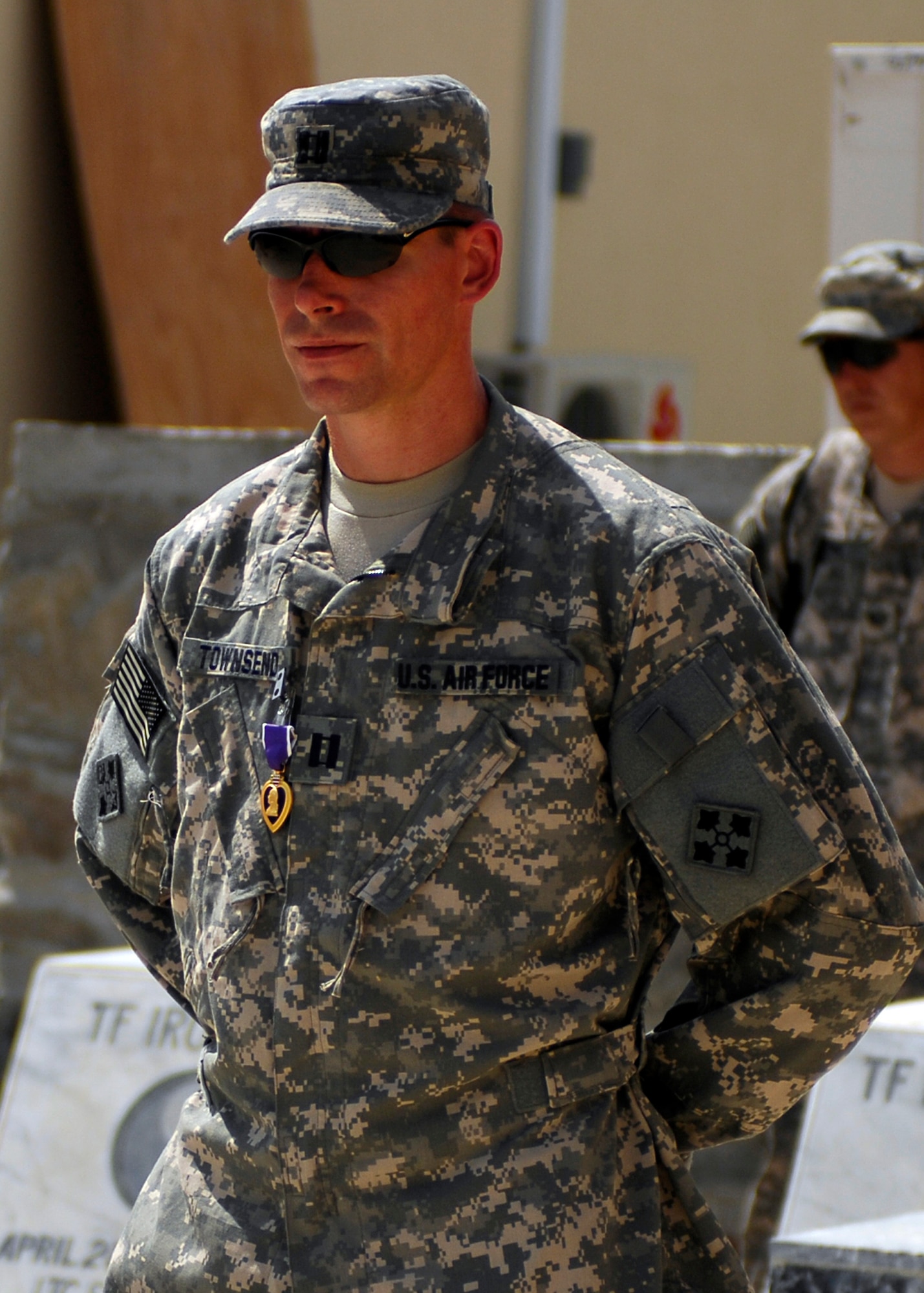 Air Force civil engineer awarded Purple Heart from sniper wounds > U.S ...