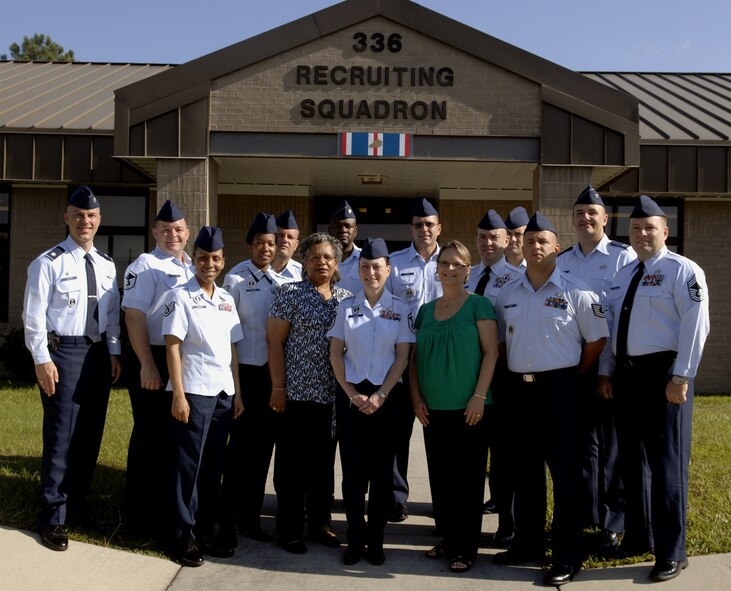 MOODY AIR FORCE BASE, Ga. -- The 336th Recruiting Squadron, a Moody tenant unit, received an overall outstanding rating during a recent Air Education and Training Command Unit Compliance Inspection. The team inspected all of the squadron’s plans and programs associated with the Air Force Recruiting Service. (U.S. Air Force photo by Senior Airman Frances Locquiao)
