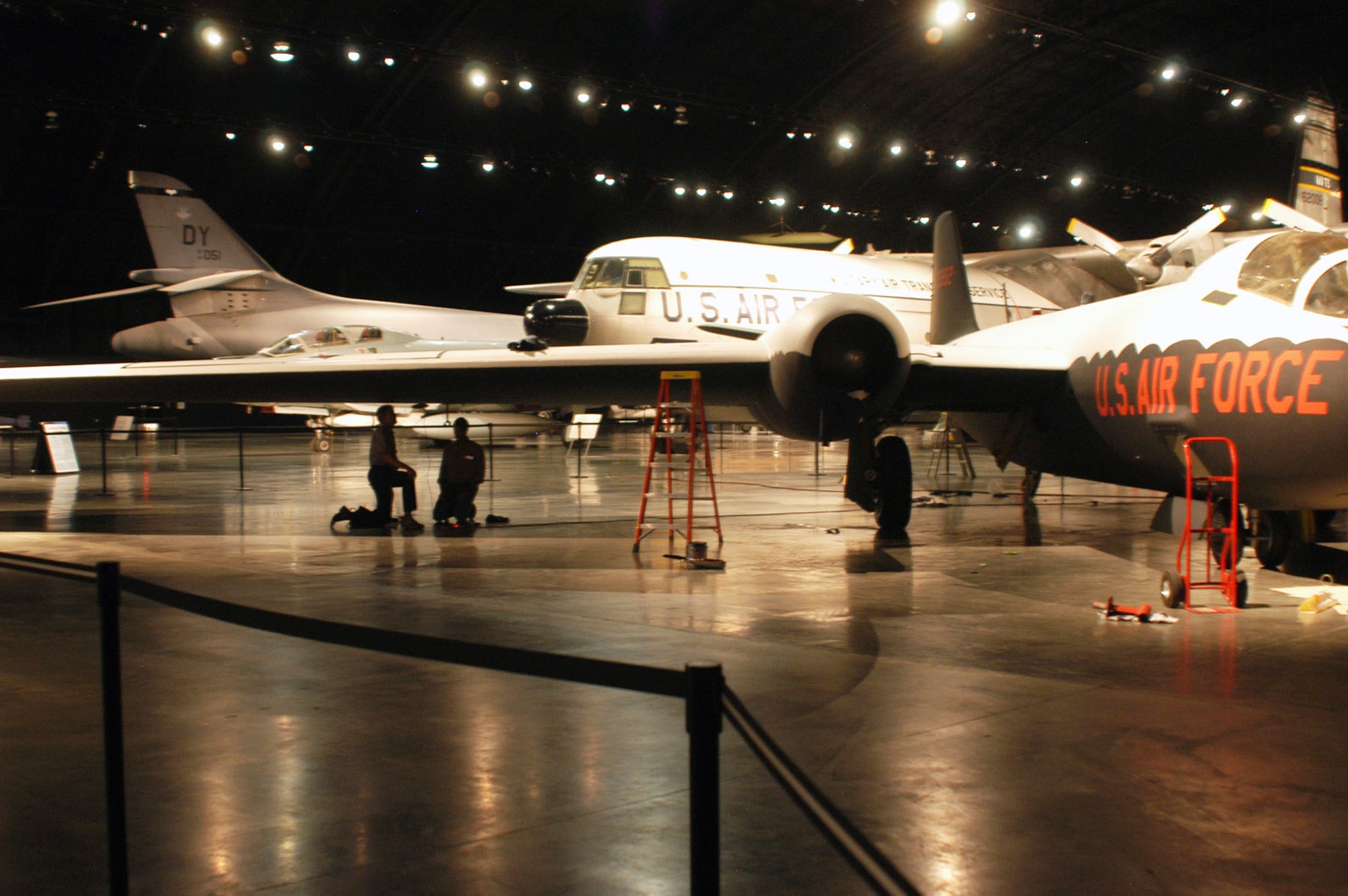 DAYTON, Ohio (09/2004) -- Martin RB-57D assembly in the Cold War Gallery at the National Museum of the United States Air Force. (U.S. Air Force photo)