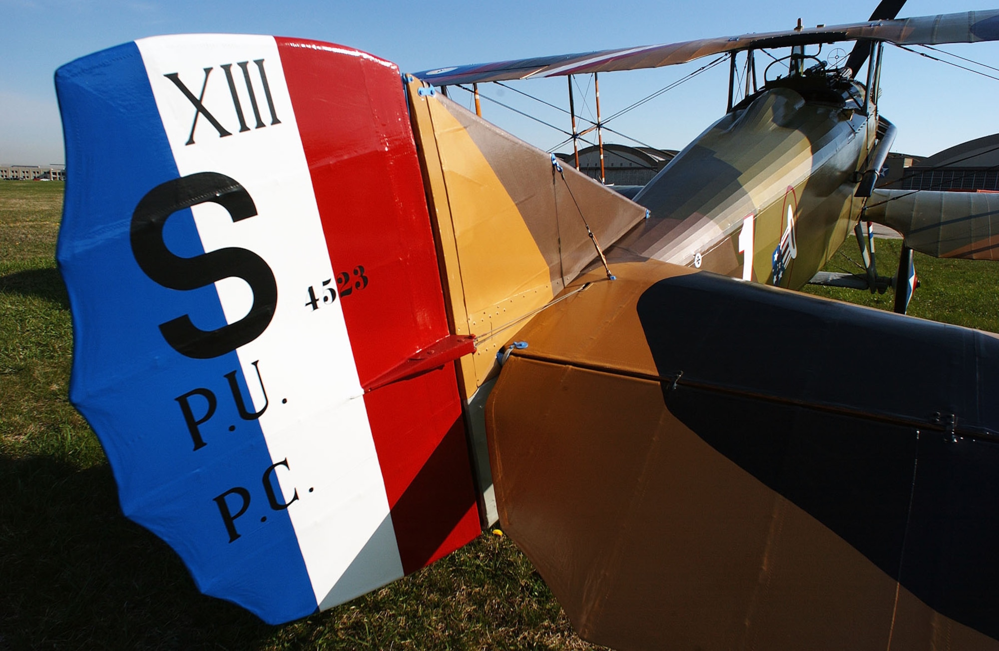 DAYTON, Ohio -- SPAD XIII at the National Museum of the United States Air Force. (U.S. Air Force photo)