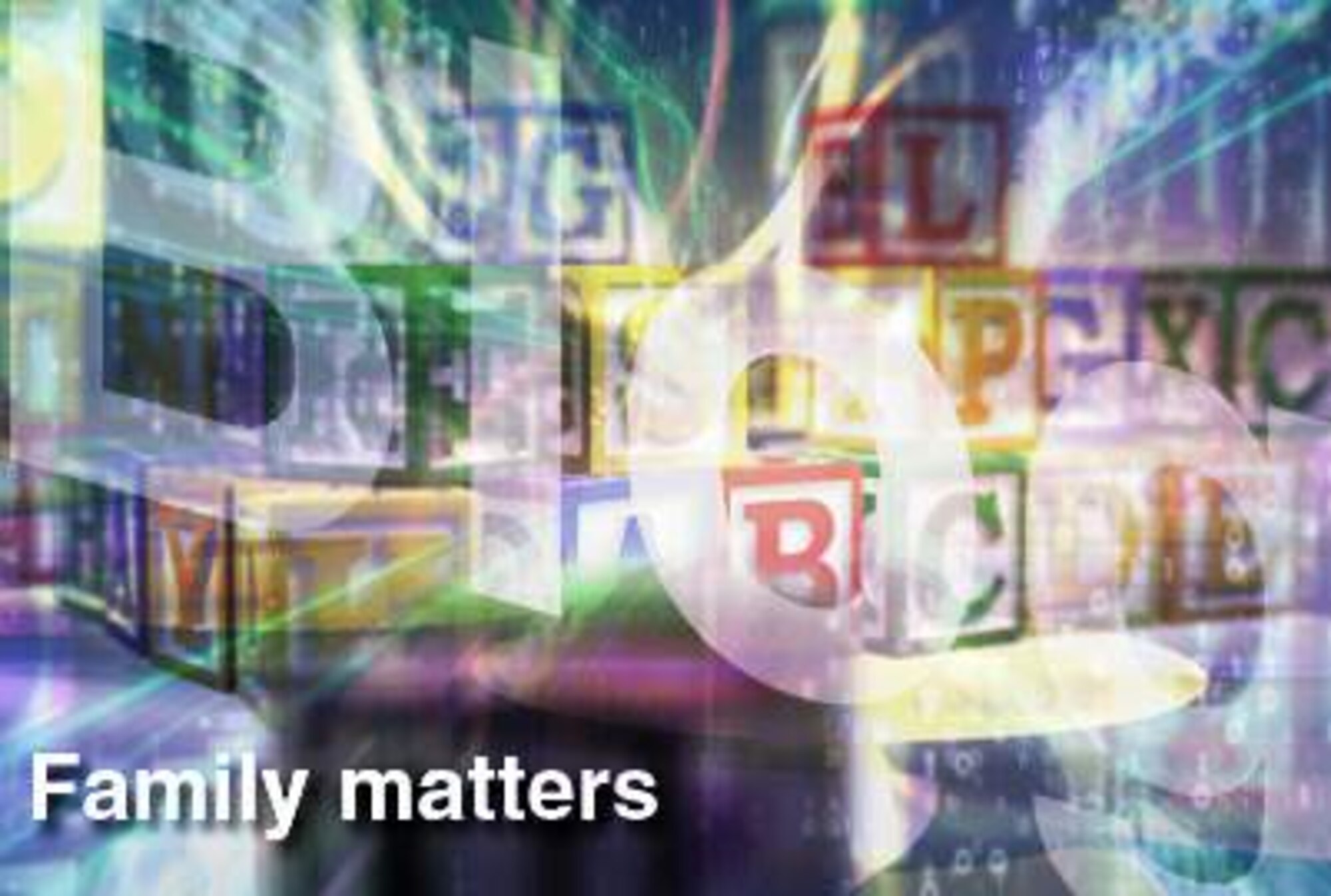 Defense Department officials have launched a blog called "Family Matters" that is dedicated to providing resources and support to military families. The blog features tips from experts, covering military-related topics that discuss anything from deployments and separations to education benefits and child care. (U.S. Air Force illustration)
