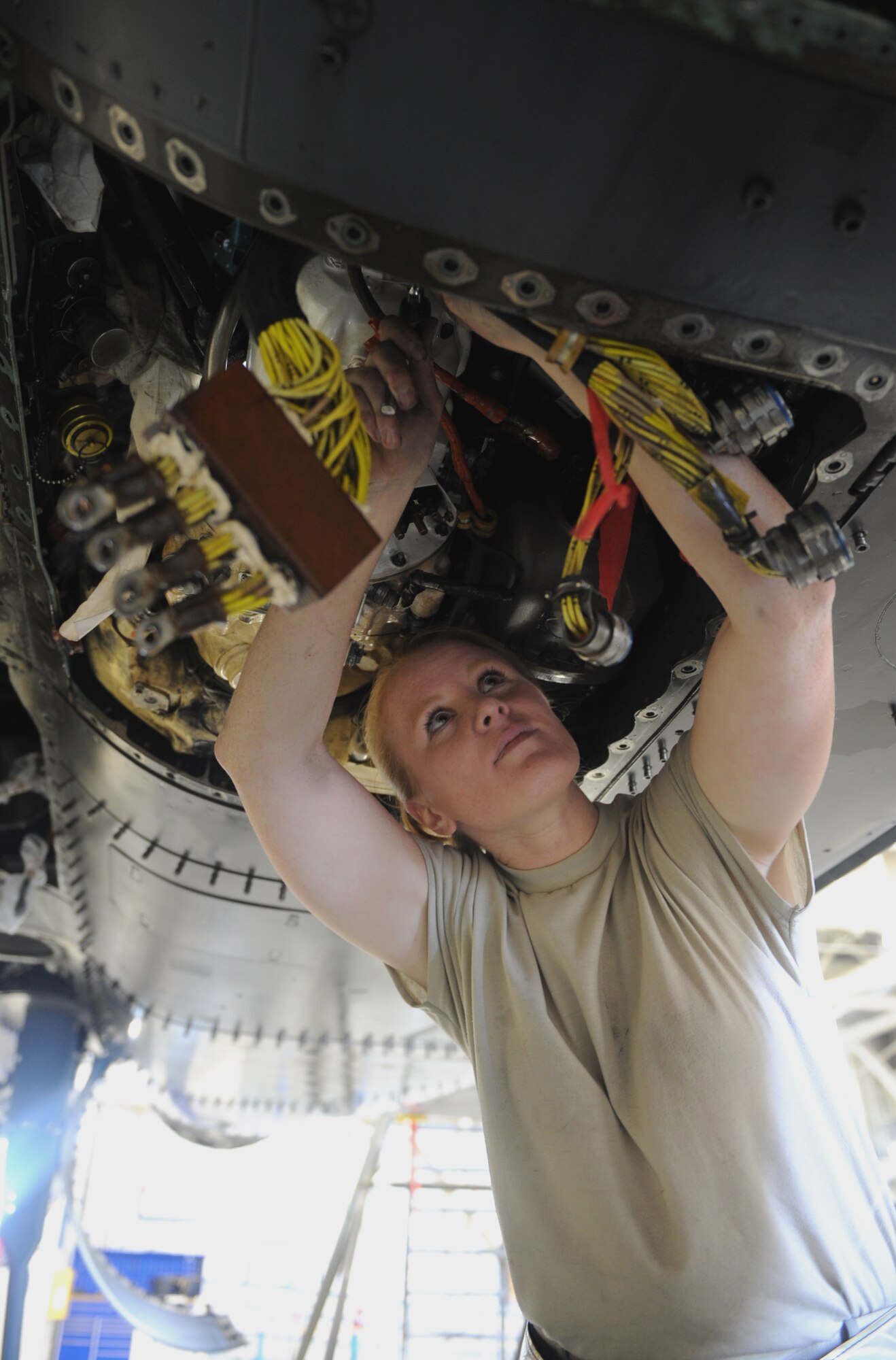 MOUNTAIN HOME AIR FORCE BASE, Idaho - Staff Sgt. Stephanie Hardy serves as a 366th Component Maintenance Squadron electrical and environmental systems craftsman. (U.S. Air Force photo by Airman 1st Class Renishia Richardson)