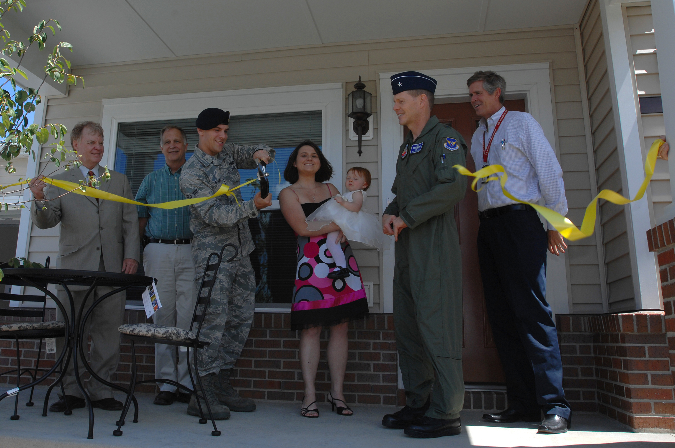 home First family moves into new base housing subdivision