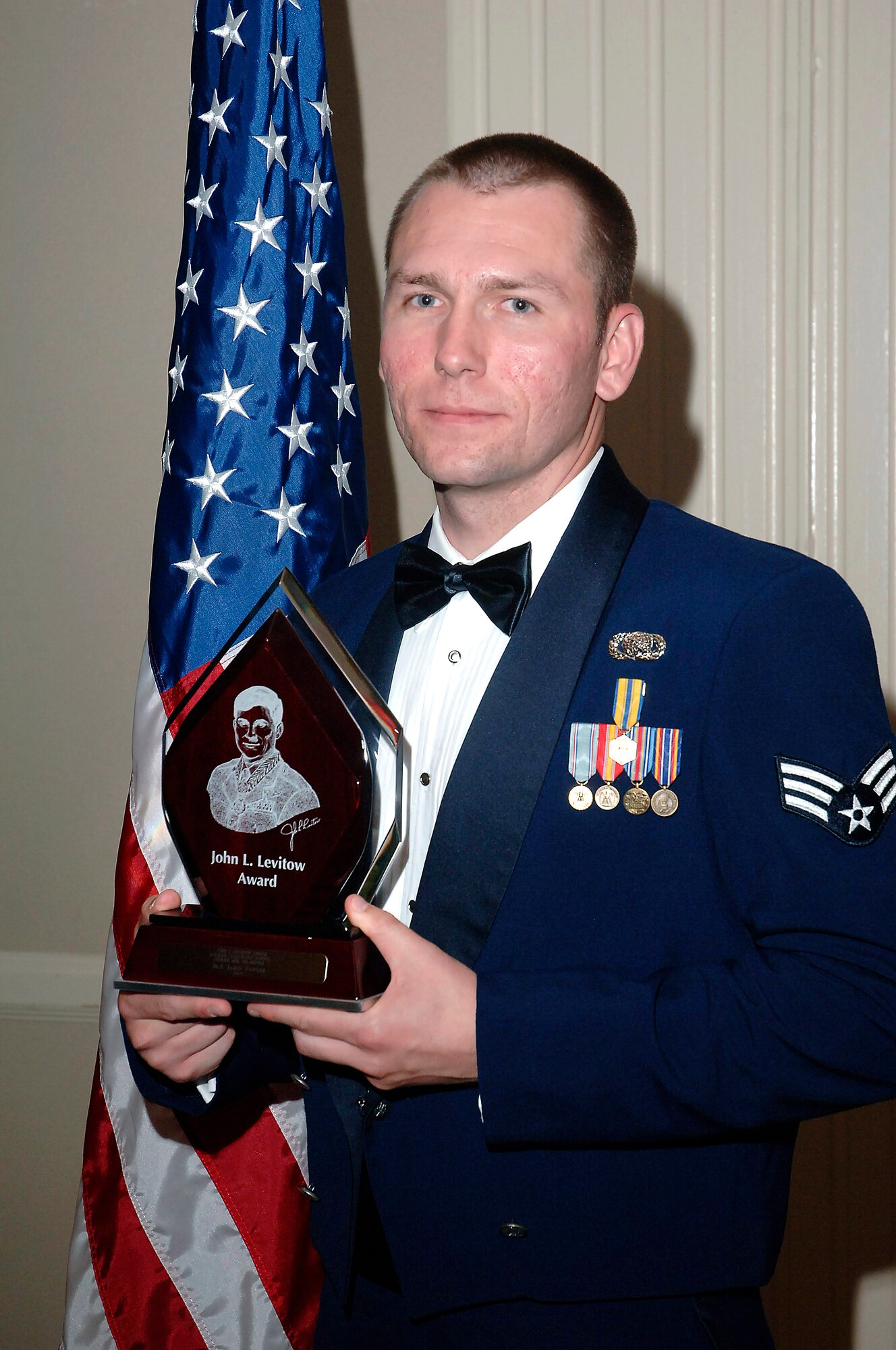 Senior Airman Jason Fowler, 552nd ACTS, John L. Levitow Award
