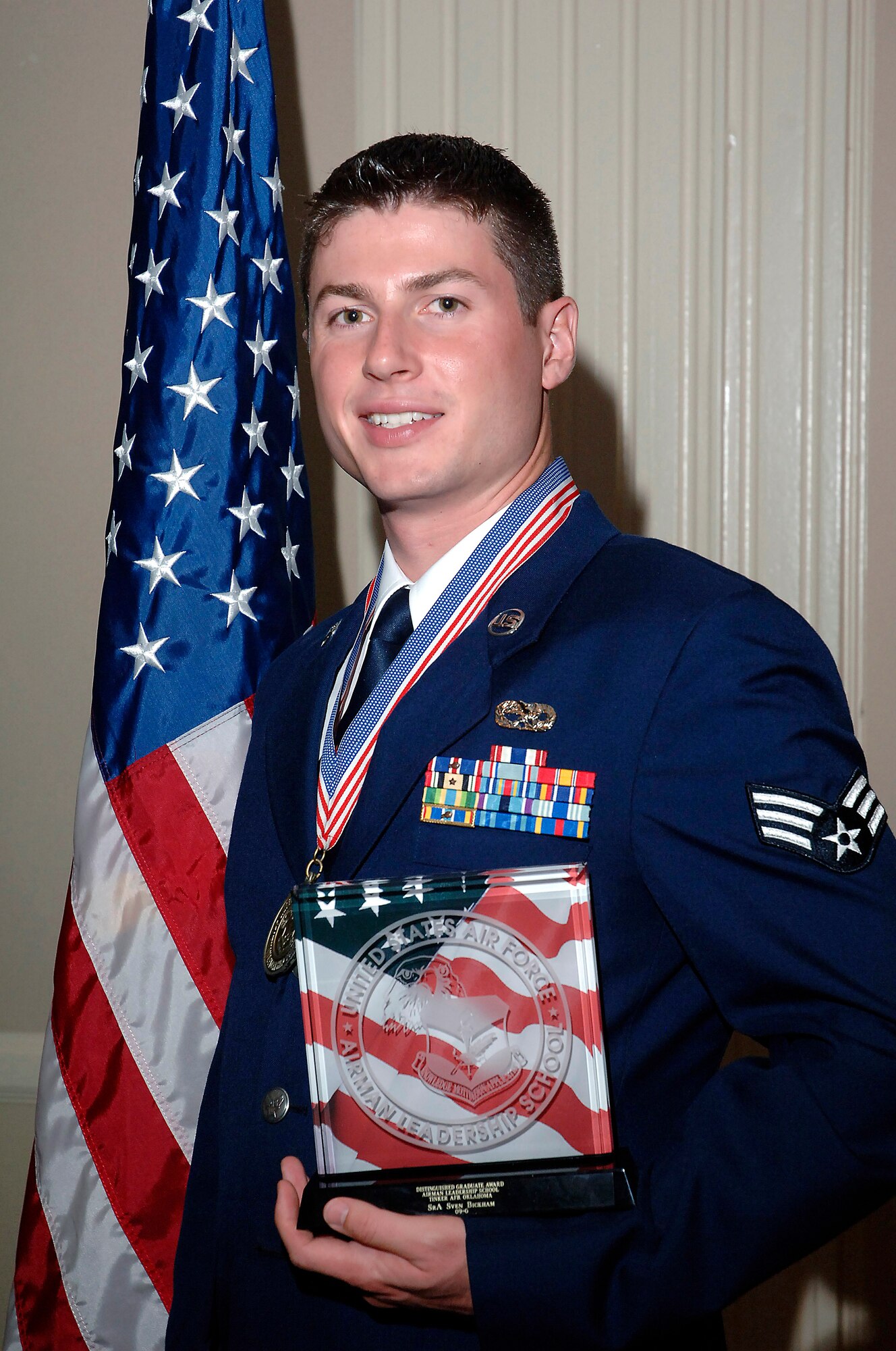 Senior Airman Sven Bickham, 33rd CCS, Distinguished Graduate Award