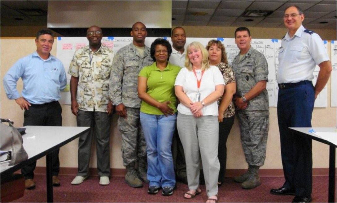 94th Airlift Wing members formed a team to evaluate the wing's Defense Reutilization and Marketing Office (DRMO) process for eliminating excess equipment properly. AFSO21 is a program that concentrates on current processes in all aspects of the mission here and makes an attempt to find redundant or weak links and improve them.