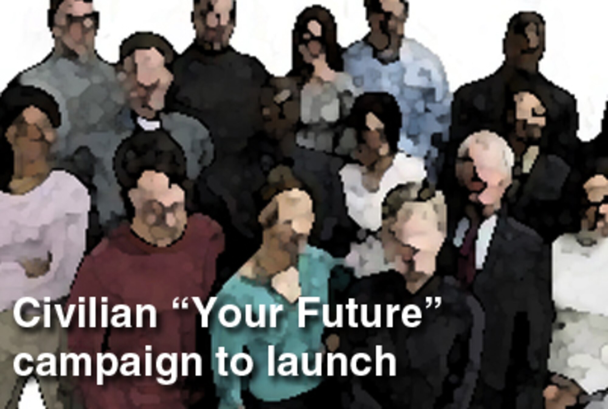 Air Force officials plan to launch a campaign in September to help base personnel specialists market civilian job openings.  Known as "Your Future," the program will provide them with tools to better publicize job openings.  (U.S. Air Force graphic)