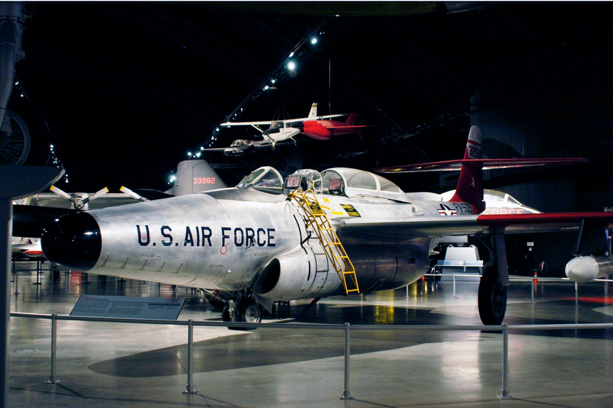 DAYTON, Ohio -- Northrop F-89J Scorpion in the Cold War Gallery at the National Museum of the United States Air Force. (U.S. Air Force photo) 