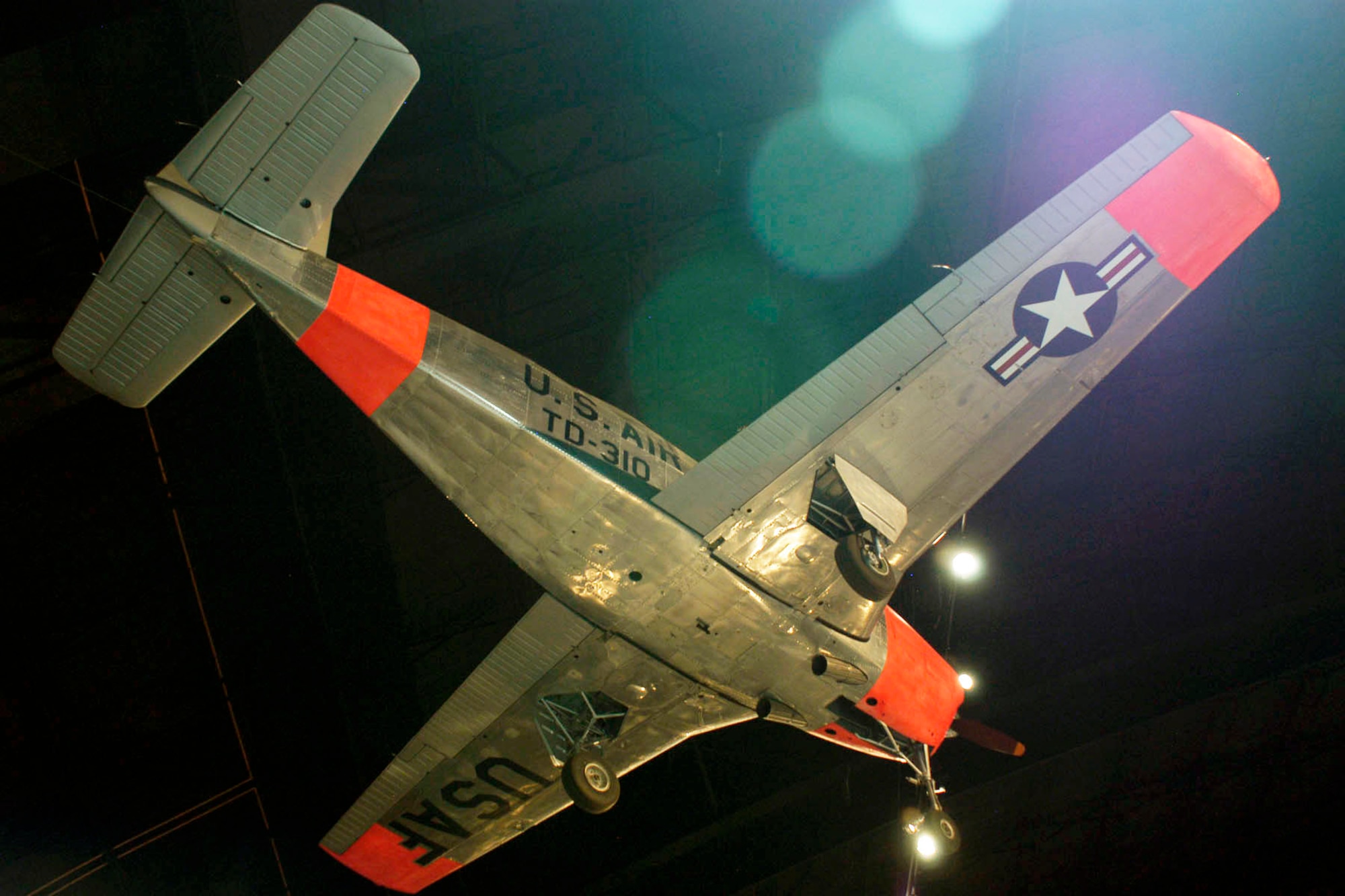 DAYTON, Ohio -- Beech T-34A Mentor in the Cold War Gallery at the National Museum of the United States Air Force. (U.S. Air Force photo)
 