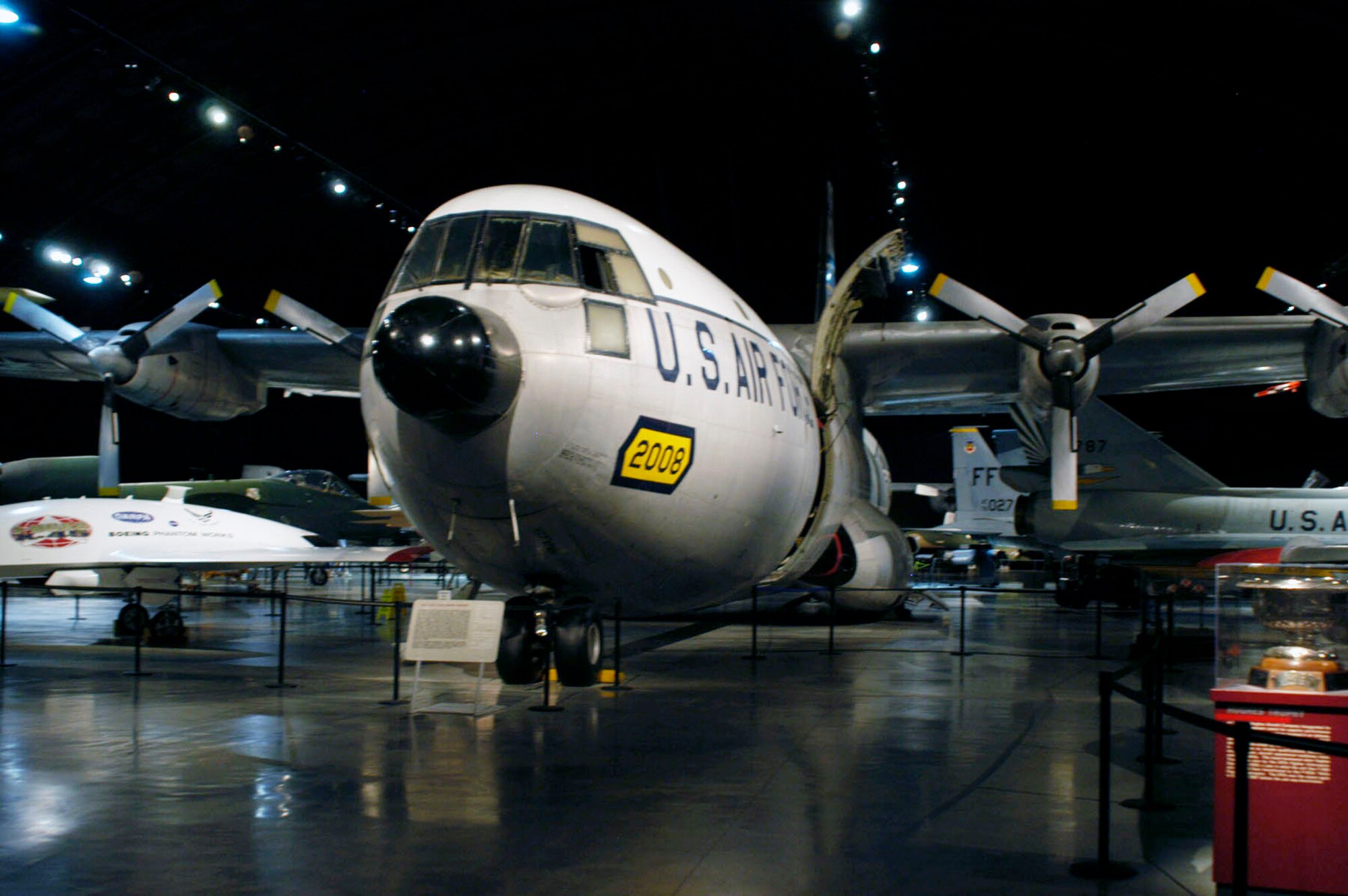 DAYTON, Ohio -- Douglas C-133A Cargomaster in the Cold War Gallery at the National Museum of the United States Air Force. (U.S. Air Force photo)