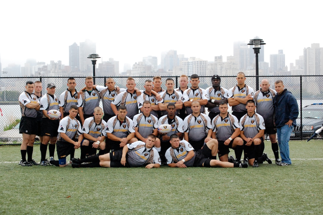 Camp Lejeune's club rugby team, the Misfits, traveled to New York to compete in the Liberty Cup Rugby Tournament, Aug. 29. The Misfits went undefeated in their three games and won the event handily.