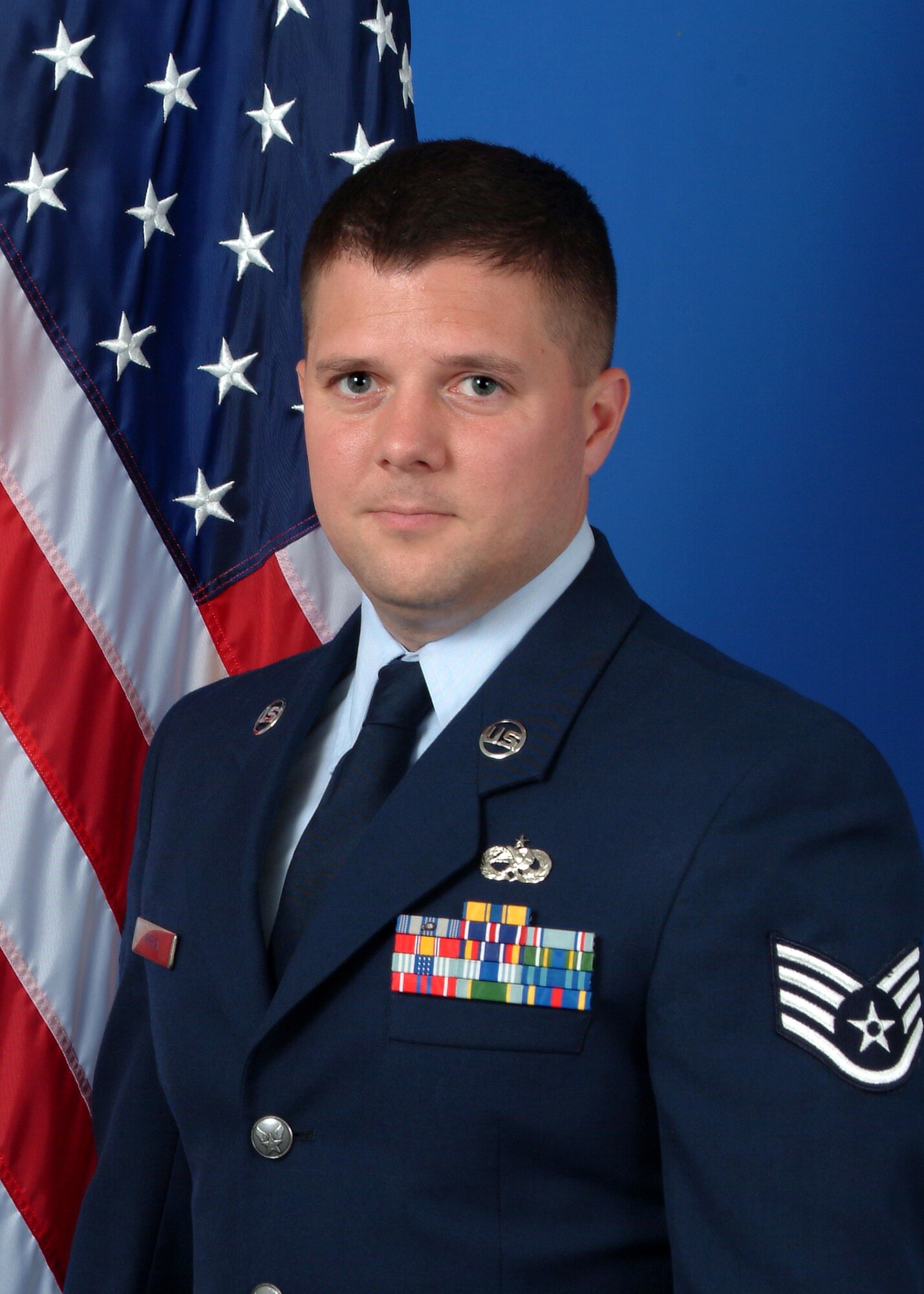 Honor Guard NCO — Staff Sgt. Birch Rypka, 332nd TRS.  (Courtesy photo)