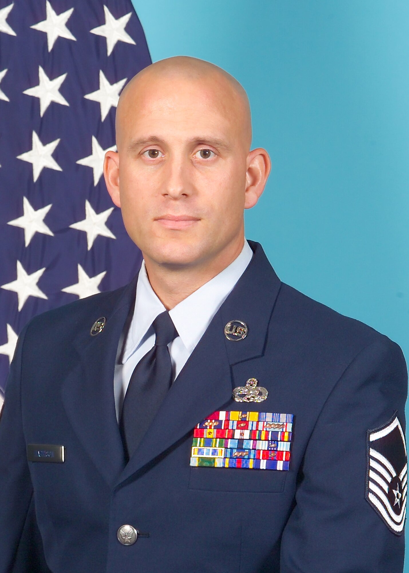 Senior NCO — Master Sgt. Brent Harrison, 338th TRS Detachment, Fort Gordon, Ga.  (Courtesy photo)