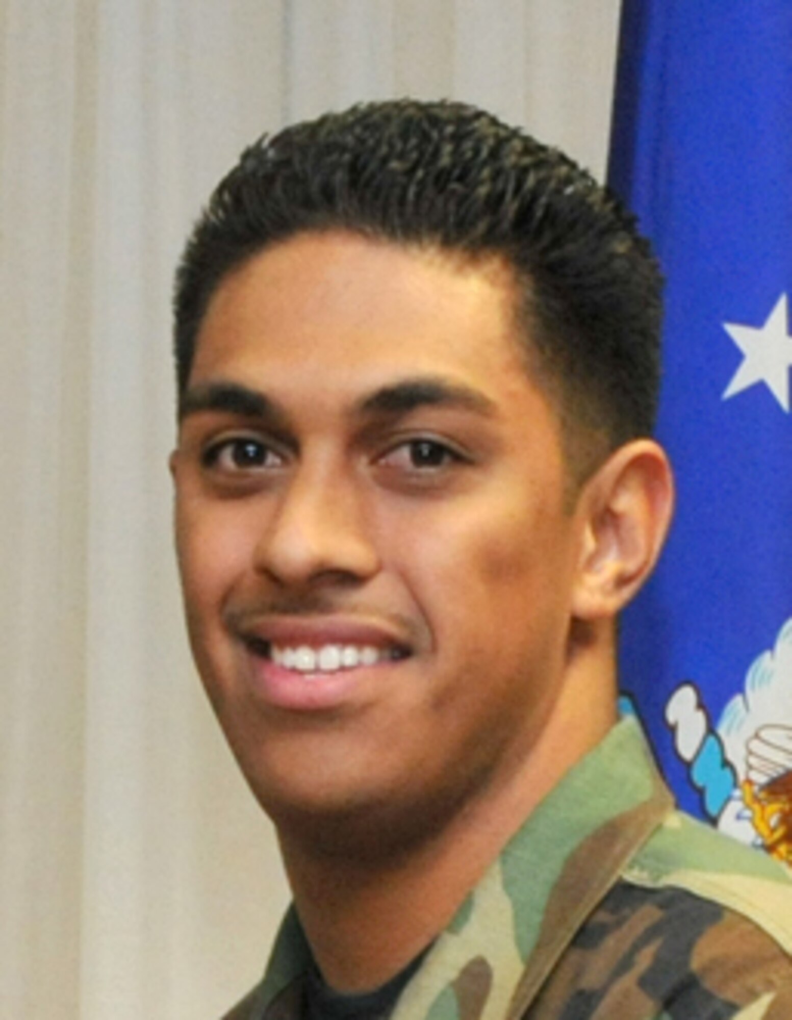 Honor Guard Airman — Senior Airman Jemal Young, 81st Dental Squadron.  (U.S. Air Force photo by Adam Bond)

