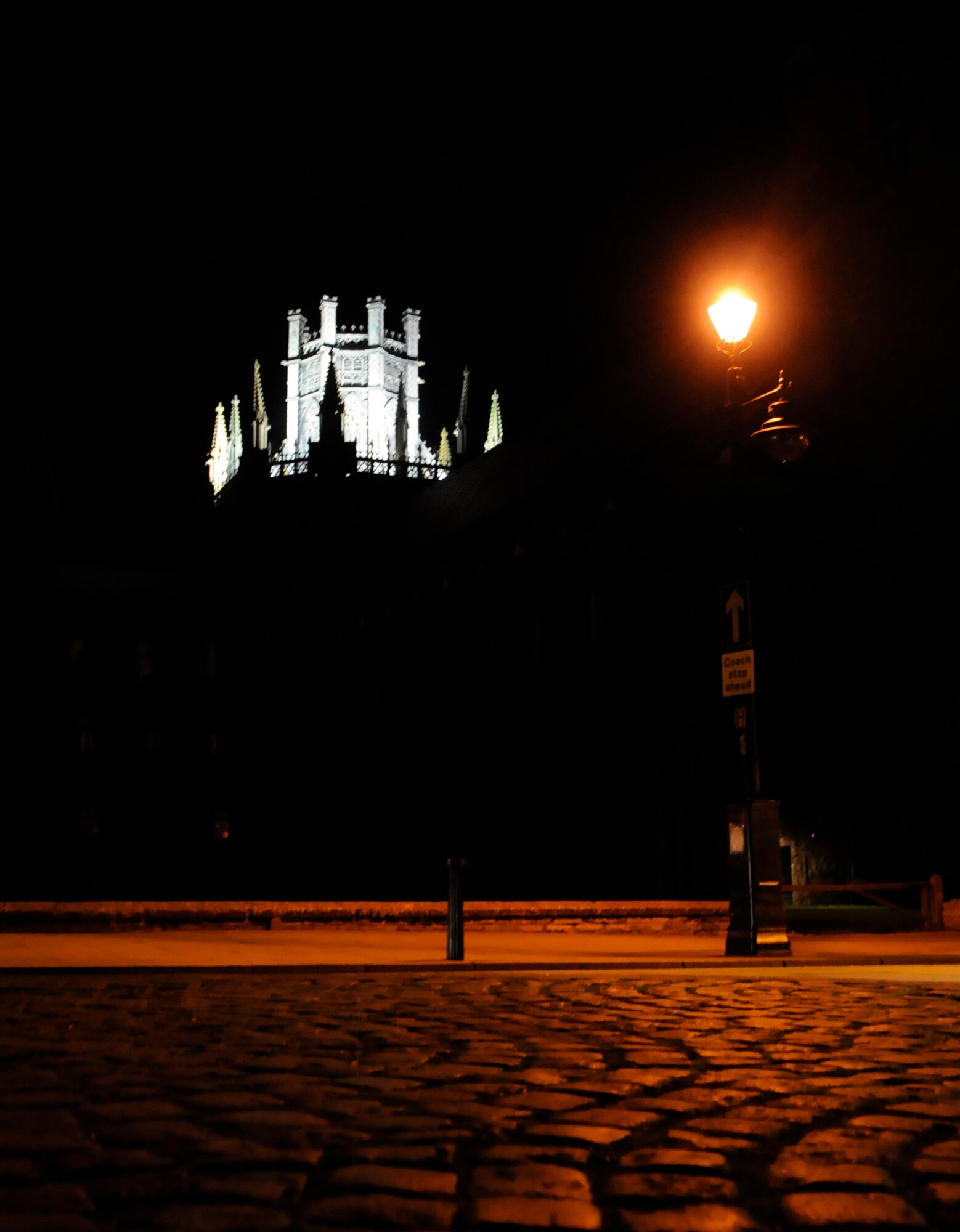 RAF MILDENHALL, England -- Old cobblestone roads and Ely Cathedral stand a silent vigil to passing years.  (U.S. Air Force photo/Staff Sgt. Christopher L. Ingersoll)