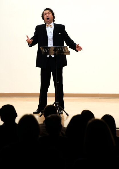 The Pyeongtaek University performs in their 5th Annual Friendship Concert at Osan American High School auditorium Dec. 2. The concert consisted of seven performances with classical music and christmas carols.  (U.S. Air Force photo/Senior Airman Stephenie Wade)



