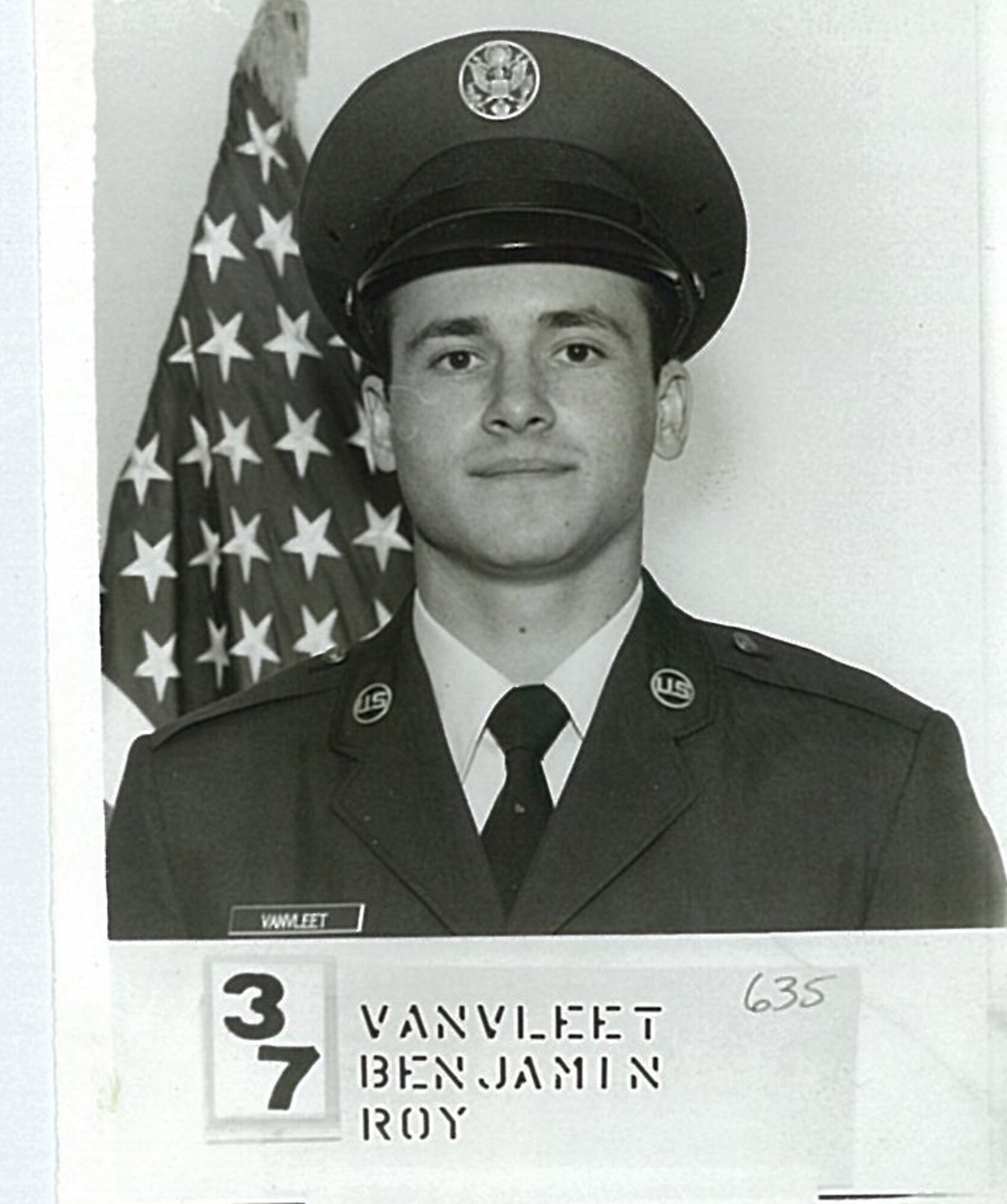 Command Chief Master Sgt. Benjamin R. Van Vleet enlisted in the United States Air Force in 1977. (U.S. Air Force courtesy photo)