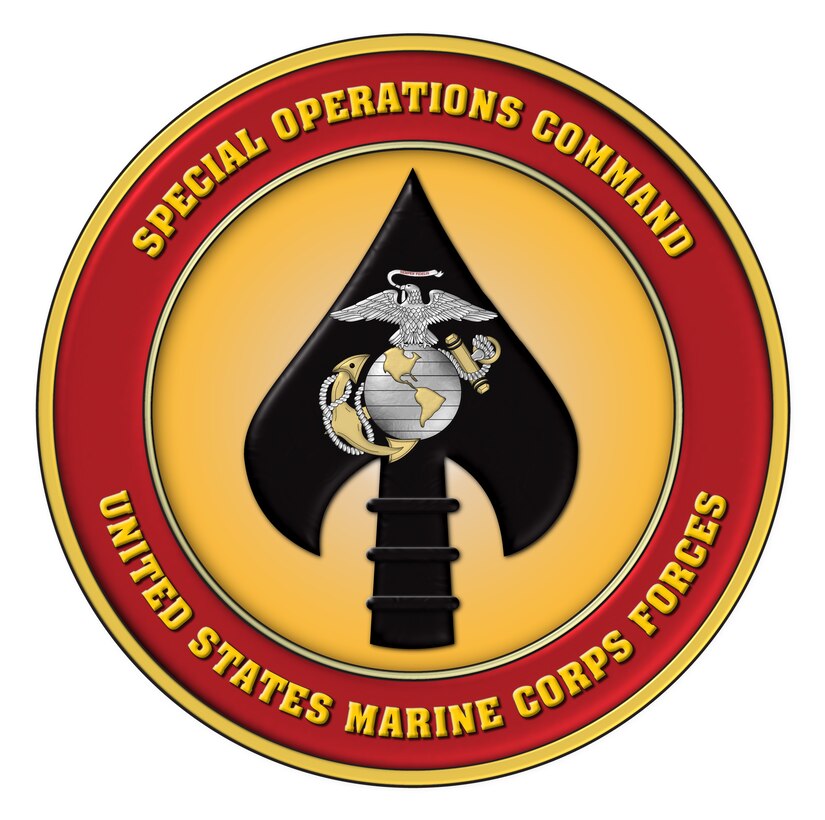 MARINE CORPS BASE CAMP LEJEUNE, N.C.--The official emblem of the United States Marine Forces Special Operations Command.