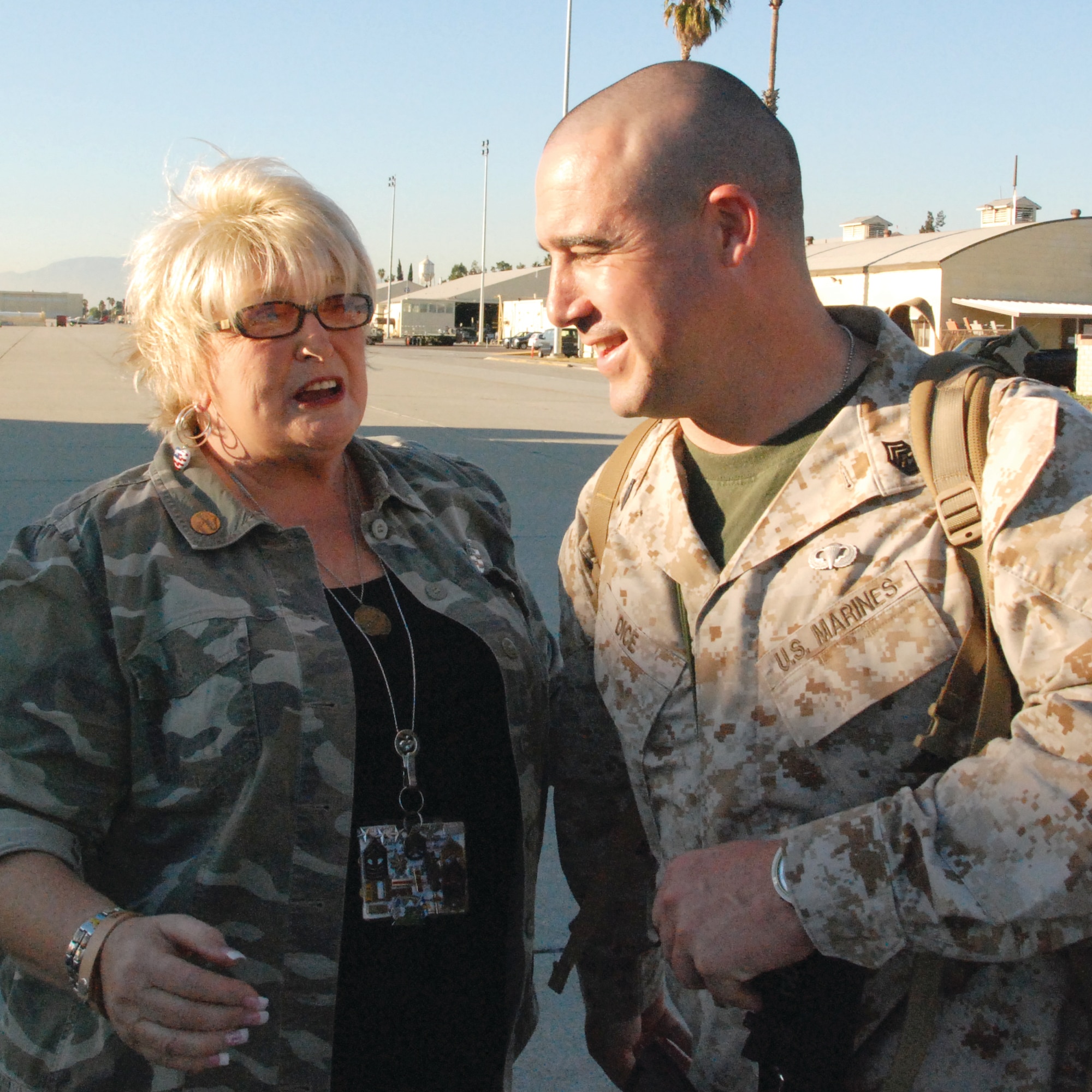 The U.S. Marines deploy. (U.S. Air Force photo by Megan Just)
