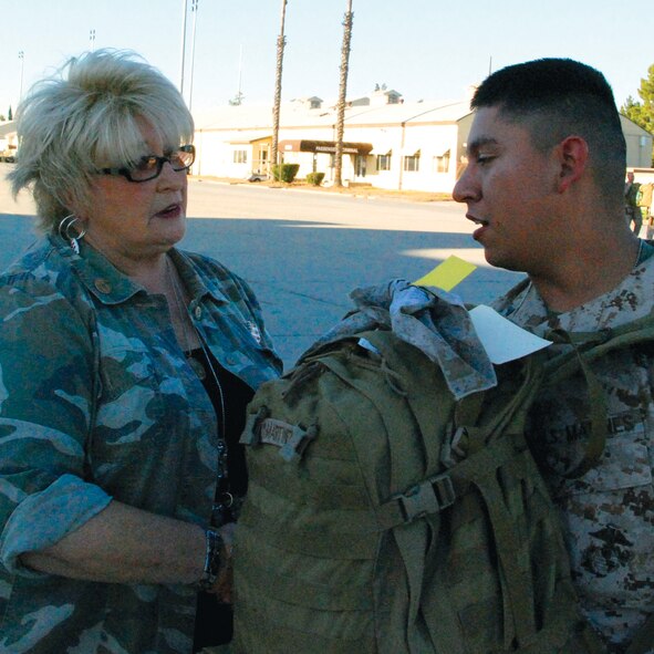 The U.S. Marines deploy. (U.S. Air Force photo by Megan Just)