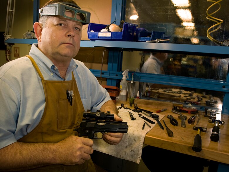 THROUGH THE EYES OF A GUNSMITH Master craftsman makes weapons safe for Airmen > Torch Magazine