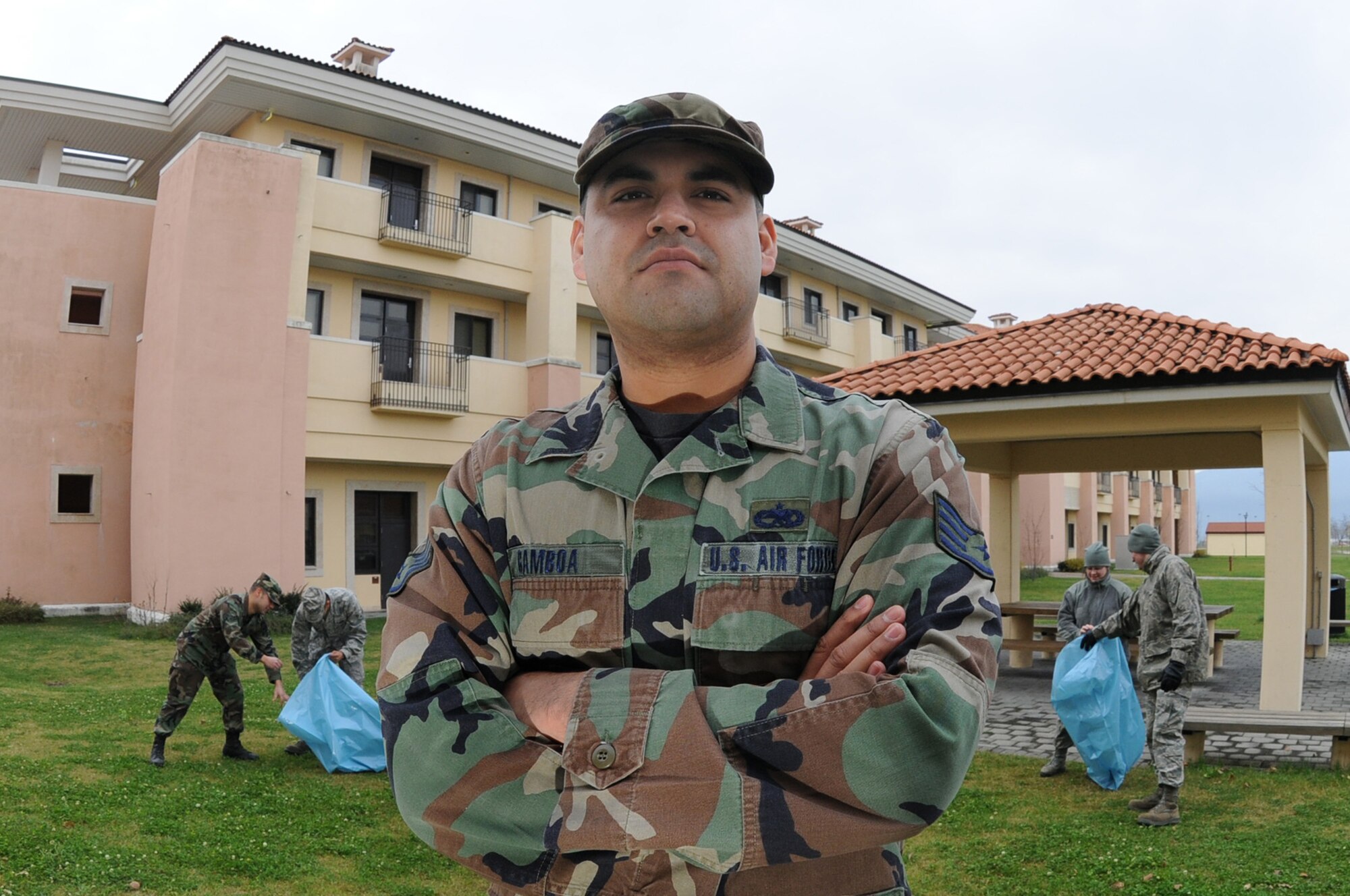 Staff Sgt. Robert Gamboa, 31st Civil Engineer Squadron unaccompanied housing manager, was recently awarded the Air Force Outstanding Military Airmen Dorm Leader Award. (U.S. Air Force photo/Senior Airman Nadine Barclay)