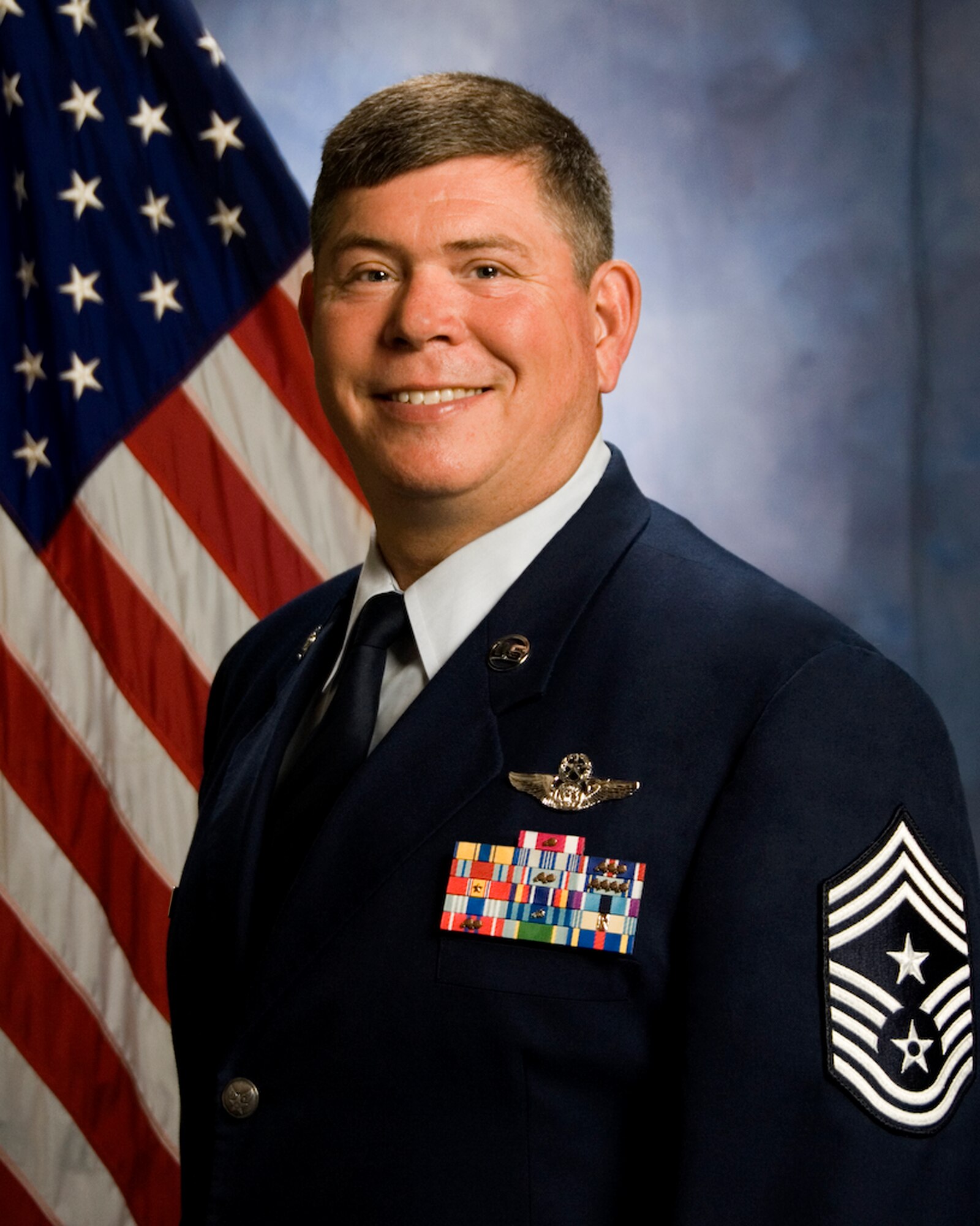 Chief Master Sgt. Gary Wynn, 189th Airlift Wing command chief
