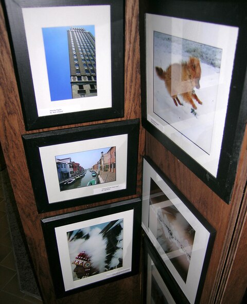 Photos entered in Vance’s 2009 Artist Craftsman Gallery Showcase at Vance were on display in Bldg. 500 and in several locations in Enid. (Photo by Elaine Johns)