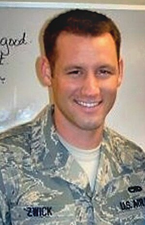 Senior Airman Joshua Zwick passed away Nov. 21 after a single-car accident in Hollywood, S.C. A memorial service was held at the Charleston AFB Chapel for Airman Zwick Dec. 2. Airman Zwick was an integrated avionics systems apprentice wit hthe 437th Aircraft Maintenance Squadron. (Courtesy photo)