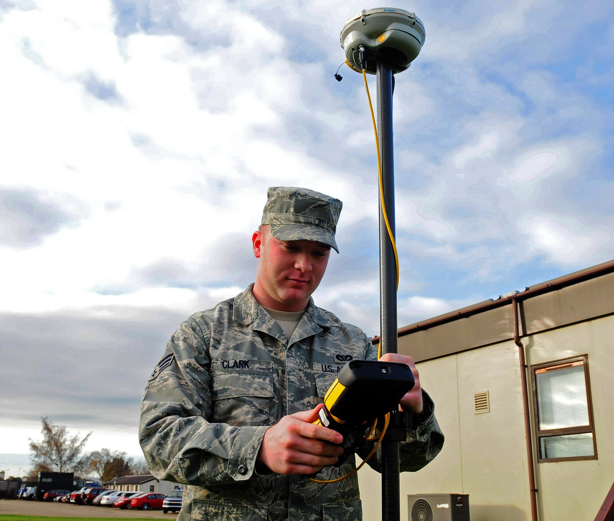 Senior Airman James Clark, 48th Civil Engineer Squadron, Engineer journeyman was nominated for the Liberty Spotlight by his chain of command because he epitomizes  the Air Force core value of "Excellence in All We Do." (U.S. Air Force photo/Staff Sgt. Connor Estes) 
