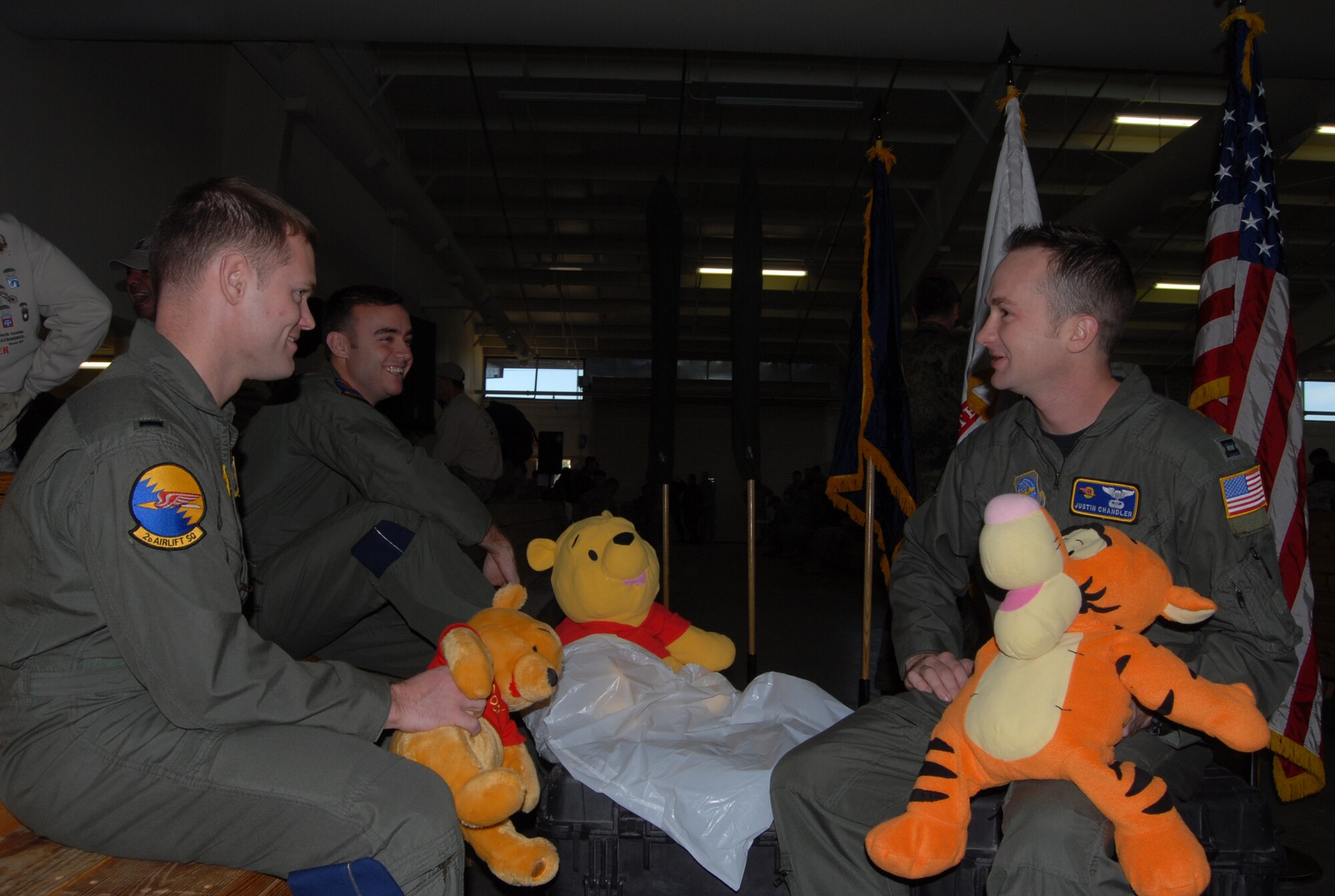 More than 190 of Pope Airmen volunteered their time at the annual Toy Drop with members from Fort Bragg Dec. 4. Volunteers gathered, sorted and wrapped presents to be donated to families in the Pope community. More than 300 toys were collected and donated to Pope families. (U.S. Air Force photo by 2nd Lt. Cammie Quinn)