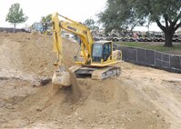 The Gateway Hills Golf course is undergoing major renovations to improve the look of the course and increase playability. Among the improvements, a new $1.4 million golf cart facility is scheduled for completion by next year. (U.S. Air Force photo/Alan Boedeker)
