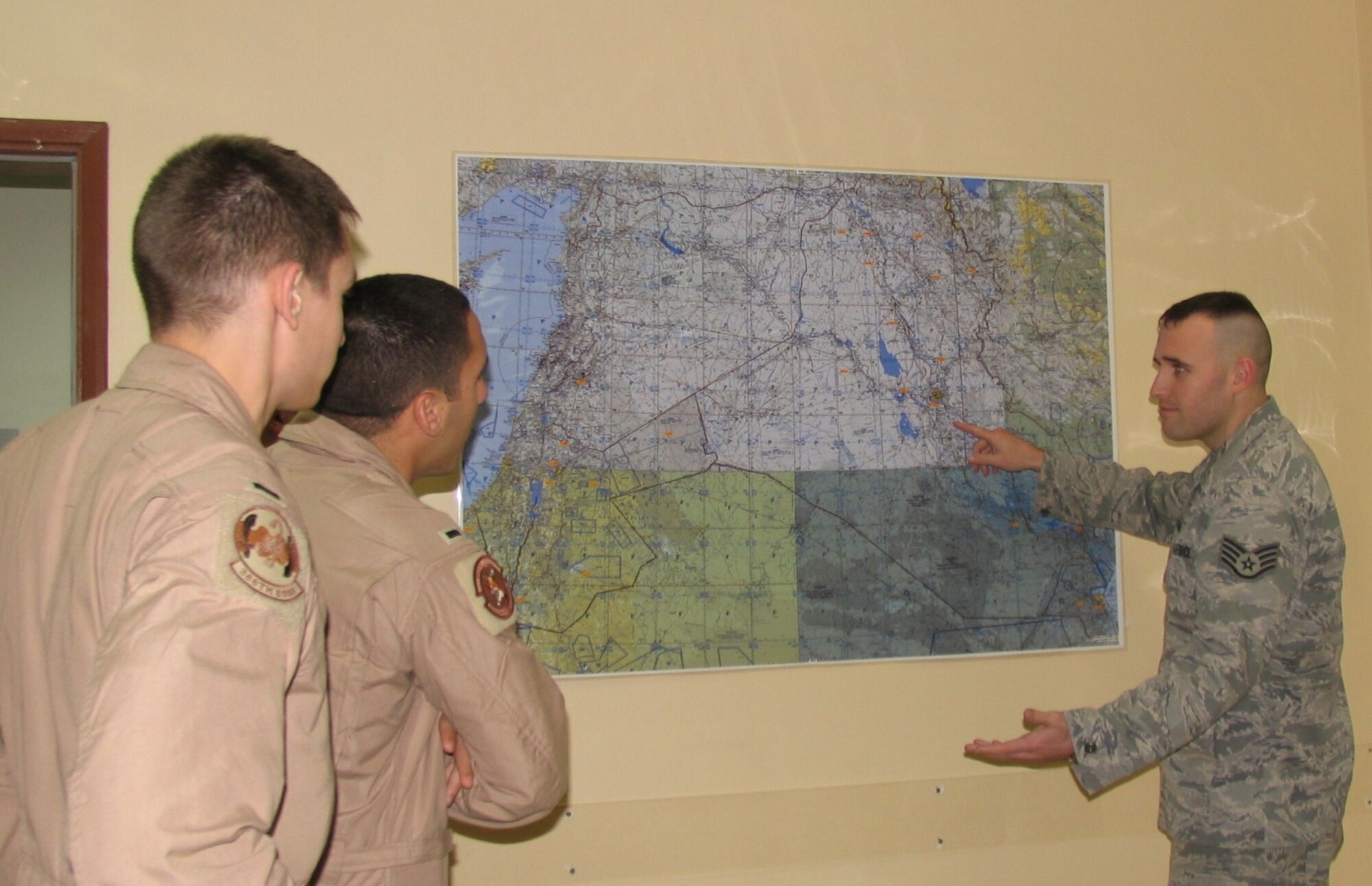 SOUTHWEST ASIA -- Staff Sgt. Zachary Zornischenko is a 386th Expeditionary Operations Group Intelligence non commissioned officer in charge. He is deployed from the 317th Airlift Group, Dyess Air Force Base, Texas. (Courtesy photo)