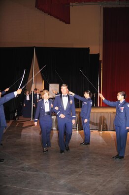 Team March members enjoy a Hollywood-themed military ball.
