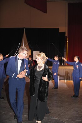 Team March members enjoy a Hollywood-themed military ball.
