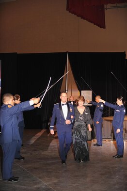 Team March members enjoy a Hollywood-themed military ball.