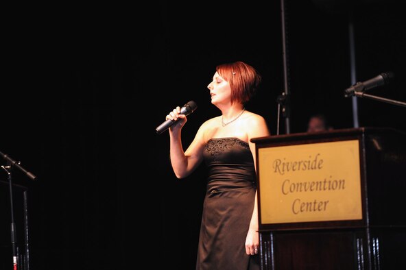 Team March members enjoy a Hollywood-themed military ball.