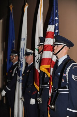 Team March members enjoy a Hollywood-themed military ball.