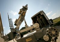 The 37th Civil Engineer Squadron Explosive Ordnance Disposal unit conducts a training exercise Nov. 23. (U.S. Air Force photo/Robbin Cresswell)
