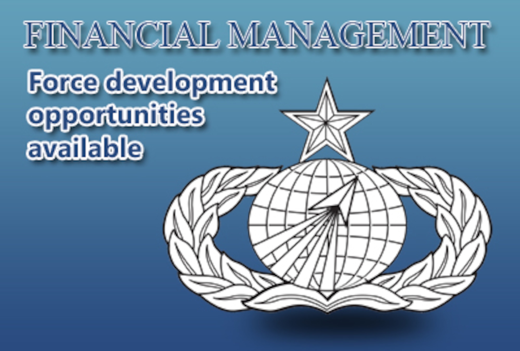 Air Force line officers may apply for the Financial Management Leadership Program offering Air Force leadership development in the 65F financial management career specialty.