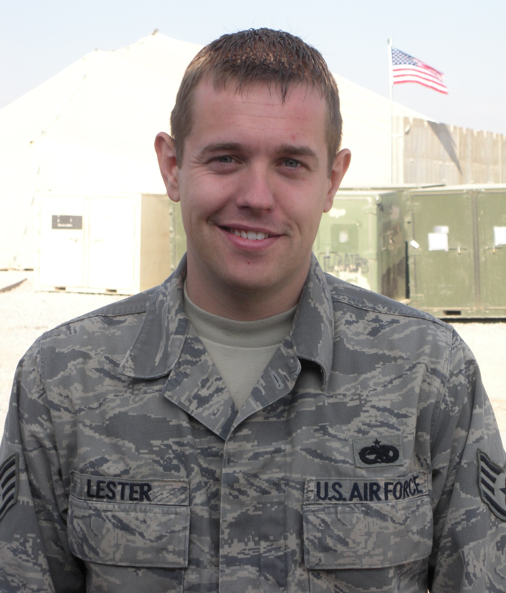 "Merry Christmas Nicki and Jocelyn! I miss you two very much. You mean the world to me.  I love you, and I'll be home soon." - Staff Sgt. Denton Lester, 19th Aircraft Maintenance Squadron; Deployed Unit: 451st Expeditionary Aircraft Maintenance Squadron