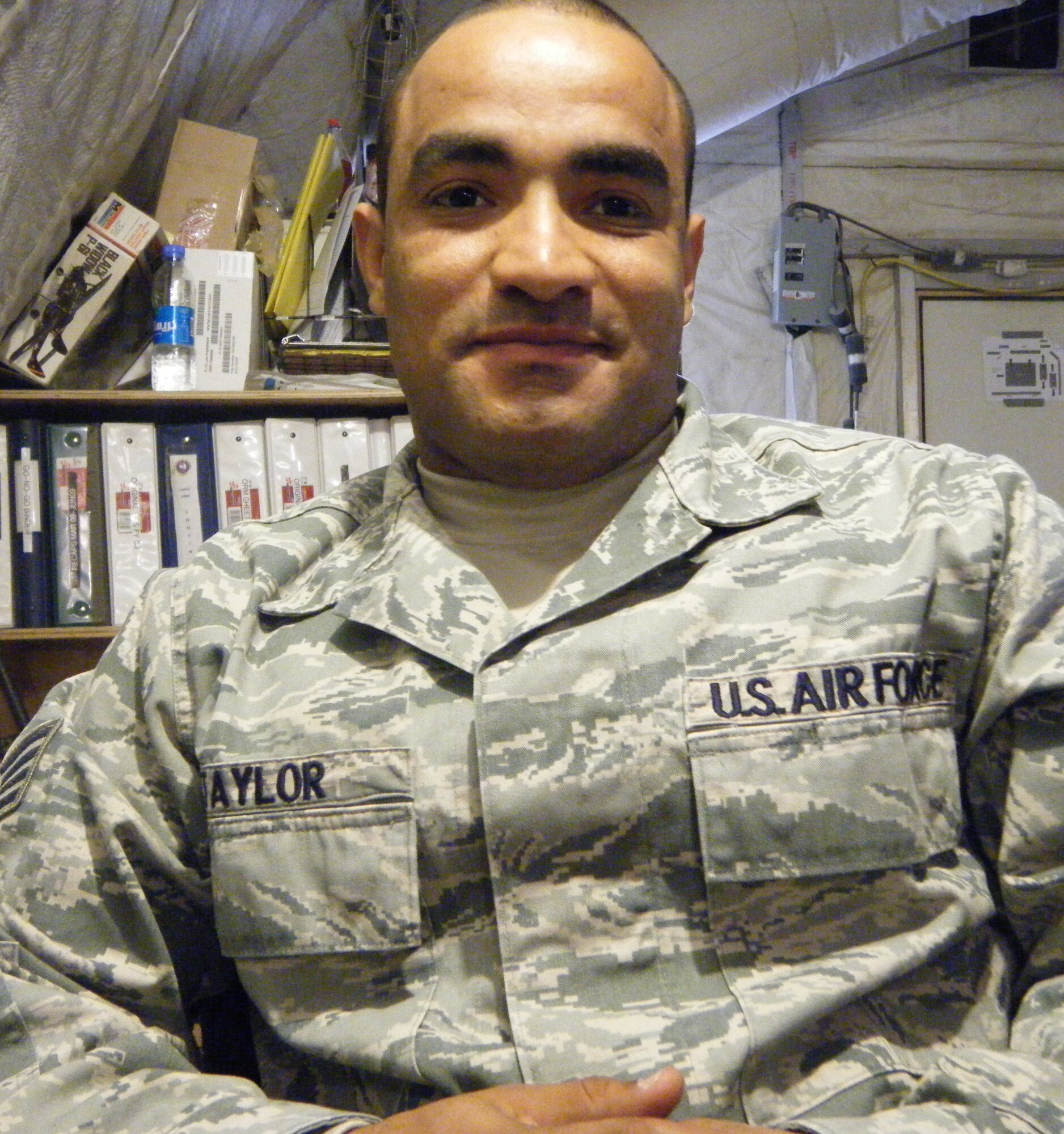 “Jen, Zahir, & Zaria, I hope you all have a very Merry Christmas, I love and miss you very much. I will see you soon. Love Always, Dad” - Staff Sgt. Vagus Taylor, 50th Airlift Squadron; Deployed Unit: 772nd Expeditionary Airlift Squadron